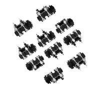 JOINPAYA 10pcs Mono Audio Jack Panel Mount Turtle-type Metal Mic Socket Adapter for Guitar Input Amplifier Headphone and Aux Connections
