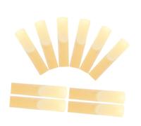 JOINPAYA 10pcs Pack of Ten Reeds for Tenor Saxophone Replaceable Traditional Sax Reeds Musical Instrument Accessories for Beginner Saxophone Players