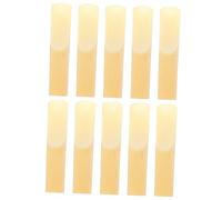JOINPAYA 10pcs Pack of Ten Replacement Saxophone Reeds for Tenor Saxophone Musical Instrument Accessories Sax Reeds Kit