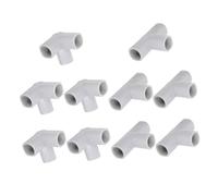 JOINPAYA 10pcs Playpen Joints Hardware T-shaped Joints Playpen Link Extension Connectors Safe Sturdy for Boys and Girls