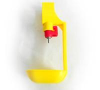 JOINPAYA 10pcs Poultry Waterer Hanging Cups for Chicken and Goose, Automatic Drinking Fountains Made of Stainless Steel and Abs, Reduce Water Waste and Keep House Clean, for Home