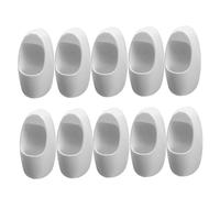 JOINPAYA 10pcs Scale Micro Landscape Toilet Model for Dollhouse Mini Bathroom Scene Accessories Realistic Public Restroom Props for DIY Craft Projects and Educational Play