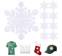 JOINPAYA 10pcs Shaped Sticker Filling Patch for DIY Clothes Decoration Creative Clothing Patch for Bags Crafts Adhesive Backing Winter Wonderland Decorations