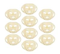 JOINPAYA 10pcs Silicone Beauty Mask Cover Reusable Sheet Mask Wrap for Face Care Accessories Stretchable Design for Home Spa Salon Use Prevent Evaporation and Enhance Moisturizing
