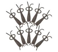 JOINPAYA 10pcs Silver Zinc Alloy Cat Eye Nail Magnet Tool with Unique Rabbit and Heart Shapes, Y-shaped Design for Creating 3d Gel Polish Effects, Easy to Use for DIY Nail Art