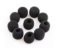 JOINPAYA 10pcs Small Lavalier Lapel Microphone Dust Cover Windscreen Covers for Mic Recording Studio Gaming
