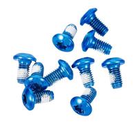 JOINPAYA 10pcs Stainless Steel Bicycle Brake Disc Screws Mountain Bike Disc Brake Pad Fixing Bolts Rust-resistant for Cycling Maintenance and Repair