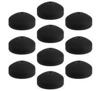 JOINPAYA 10pcs Thermometer Protective Cover, Silicone Thermometer Silicone Protective Cover Replacement, 3.00x3.00x1.50cm, Black, Heat Resistant, Dust Protection for Ovens and Food