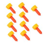 JOINPAYA 10Pcs Young Livestock Milk Bottle Nipples Durable Feeding Pacifiers for Lambs Goats and Pigs Easy to Clean Bite Design for Farmers and Newborn Animals