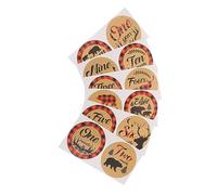 JOINPAYA 12 Pcs Baby Monthly Decals, Self-adhesive Paper Milestone Stickers for Tracking Baby's First Year, Newborn Photo Props