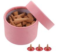 JOINPAYA 120pcs Mixed Scent Natural Aromatherapy Incense Cones with 3 Cone Holders for Meditation, Air Purification, Yoga and Relaxation at Home