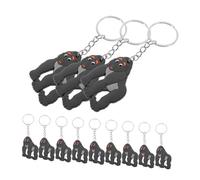 JOINPAYA 12pcs Adorable Cartoon Gorilla Keychain Pendants Small Keyring Accessories for Birthday Party Favors Cute Wildlife Hanging Ornaments Portable Charm