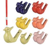 JOINPAYA 12pcs Bird Call Whistles Boys and Girls Water Whistles Melodious Animal Shape Noisemakers for Birthday Party