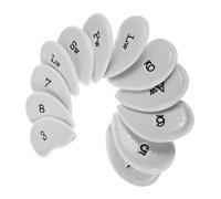 JOINPAYA 12pcs Golf Head Covers Pu Golf Club Covers for Irons Driver Hybrid Fit Right Handed Clubs Protection