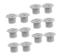 JOINPAYA 12pcs Kids Slide Screw Caps Replacement Plastic Dome Screw Covers Grey 1.5cm Inner Diameter Safety Fixing Parts for Outdoor Play Equipment