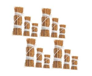 JOINPAYA 12pcs Miniature Hay Garden Decor Miniature Haystacks for Crafts Photography Props