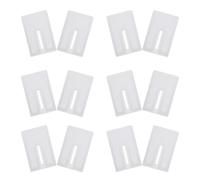 JOINPAYA 12pcs Nylon Plastic Furniture Leveling Wedges for Kitchen Table Legs - Anti-slip Plastic Shims for Home and Office Furniture Stabilizing, 2 X 1.2 Inch