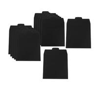 JOINPAYA 12pcs Paper Disc Sleeves for CD Dvd Protection with Large Capacity, Black Minimalist Paper Storage Binders, Easy to Carry CD Storage Sleeves for Media Organisation