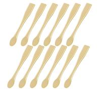 JOINPAYA 12pcs Portable Makeup Spatulas Mini Cream Applicator Spoons Made of Abs Material, Gentle on Skin, for Travel and Outdoor Use