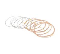 JOINPAYA 12pcs Replaceable Phosphor Guitar Strings Kit for Folk Guitars Easy to Use Sound for Musicians