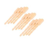 JOINPAYA 12pcs Scale Mini Wooden Table Legs Lightweight Dollhouse Furniture Support Replacement Parts for DIY Miniature Desk Feet Accessories