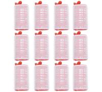 JOINPAYA 12pcs Self Grip Hair Rollers Curlers for Creating Curls and Fashion Air Bangs, Made of Sturdy Pp and Nylon Material, for Salon or Home Hairdressing Styling