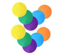 JOINPAYA 12pcs Soft Flat Disc Markers for Sports Training Non-slip Floor Dots in Bright Colors Safe Agility Spot Markers for Soccer Basketball Preschool Learning and Indoor Outdoor Use