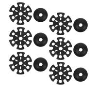 JOINPAYA 12pcs Trekking Pole Rubber Tips and Snow Mud Basket Set Walking Stick Foot Protectors Replacement Accessories for Hill Walking and Outdoor Hiking