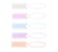 JOINPAYA 15 Pcs Nail Cleaning Brush Set with Handle Portable Manicure and Pedicure Nail Art Brushes for Fingernail and Toenail Care Multi-color Random Color