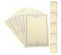 JOINPAYA 15 Sheets A4 Award Certificate Paper Blank Printable School Diploma Certificate Inner Paper for Academic 15Pcs Pack