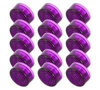 JOINPAYA 15pcs Abs Guitar Pedal Button Caps Purple Plastic Protection Covers for Effects Pedal Potentiometer Broad Compatibility for Performances Studio Use