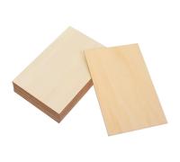 JOINPAYA 15PCS DIY Basswood Planks 150x100x1.5mm Unfinished Wood Blanks Wooden Boards for Crafts Wood Squares for Painting Engraving and Home Decor