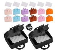 JOINPAYA 15pcs Miniature Suitcase Dollhouse Accessories Set with 15 Sheet Music Cards, Mixed Color Tiny Storage Cases for Simulation Play and Mini House Decoration