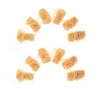 JOINPAYA 15PCS Natural Fire Starter Rolls Weather Resistant Quick Ignite Fireplace Starters for Camping Bbq Outdoor Survival Hiking Emergency Use