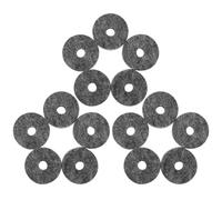 JOINPAYA 15pcs round Cymbal Felt Pad Set Noise Reduction Movement Control Felt Drum Cymbal Accessories for Jazz and Rock Drum Kits