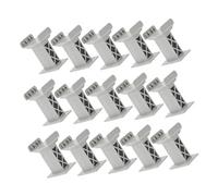 JOINPAYA 15pcs Train Bridge Plastic Pier Railway Track Risers Multi-level Support Blocks Compatible with All Major Brands Weather-resistant Railroad Fittings for Train Table
