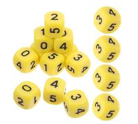 JOINPAYA 16pcs Dice Set Acrylic Multi-sided Math Prop Interactive Teaching Tools for Classroom Home Tutoring Portable Educational for Learning and Counting