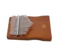 JOINPAYA 17-key Portable Thumb Piano for Beginners Wooden Kalimba Finger Instrument with Tuning Hammer