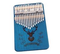 JOINPAYA 17 Keys Wooden Thumb Piano Kalimba with Tone Changeable Feature and 2 Sound Holes, Easy to Learn Finger Piano for Beginners and Professionals at Homes or Music Lessons
