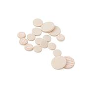 JOINPAYA 17-piece Soprano Clarinet Key Pad Cushion Mat Set Faux Leather Woodwind Replacement Pads for Musical Instruments Compatible High b Clarinet