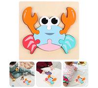 JOINPAYA 1pc Three-dimensional Wooden Cartoon Puzzle for Toddlers Educational Toy to Observation and Cognitive Skills for Boys and Girls over Year Old for Birthdays and Festivals