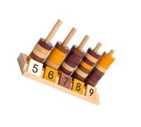 JOINPAYA 1set Boys and Girls Wooden Math Toy Early Calculation Educational Toy for Cognitive Development Safe and Materials for Learning Addition and Subtraction