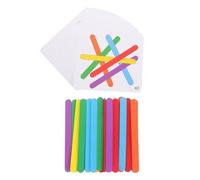 JOINPAYA 1Set Colored Stick Puzzle Logic Thinking for Craft Supplies for Early Learning and Motor Skills Development