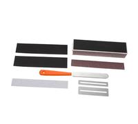 JOINPAYA 1set Fret Leveling Rod and Sandpaper for Guitar and Bass Polishing Tools for Accurate Fret Height Essential Kit for String Instrument Maintenance