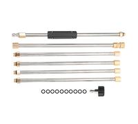 JOINPAYA 1Set High Pressure Washer Extension Rods Durable Pressure Washer Extension Tool for Convenient Cleaning of Driveways Walkways Decks Cars Compatible with Pressure