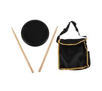 JOINPAYA 1set Portable Drum Pad for Beginners Mute Drum Pad with Sticks and Carry Bag for Noise Drumming Practice The Go