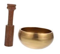 JOINPAYA 1set Tibetan Singing Bowl for Meditation and Yoga Hand Hammered Sound Bowl Mallet Versatile Healing Instrument for and Emotional Calming