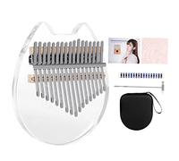 JOINPAYA 1set Tone Kalimba Thumb Piano with Accessories Acrylic Body for Comfortable Play Compact Design for Easy Storage for Beginners and Music