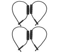 JOINPAYA 2 Pairs Bucket Wire Handle Replacement with Plastic Non-Slip Grip, Cotton Rope Sturdy Pail Handles for DIY Decoration and Household Use, Comfortable and Reliable Handbag
