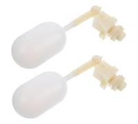 JOINPAYA 2 Pcs Adjustable Plastic Float Ball Valve with Overflow Prevention for Sheep Waterers Livestock Drinking Bowls Weather Resistant Abs PE Nr Construction Outdoor Use